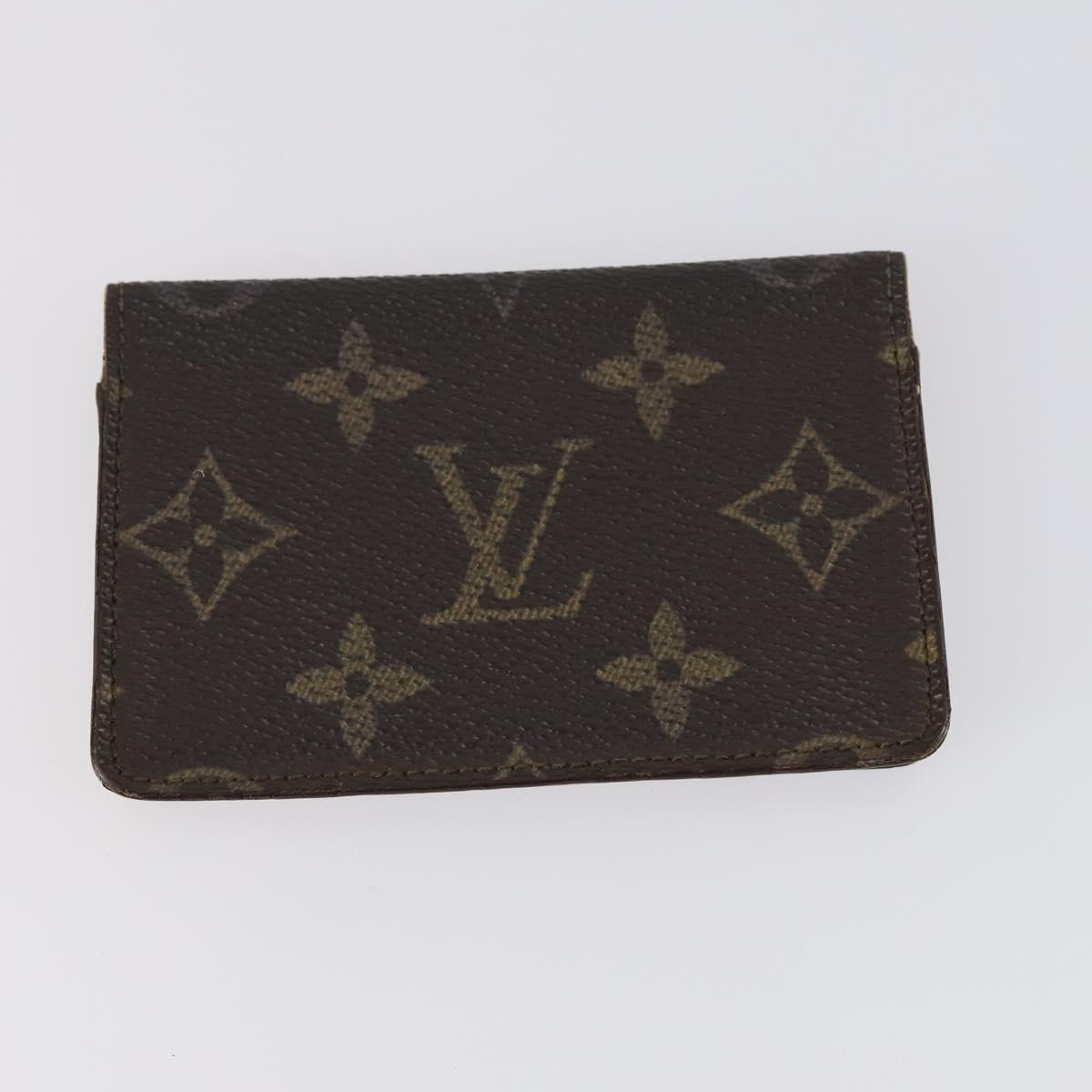 LOUIS VUITTON Monogram Taiga Card Case 5 Set Epicea LV Auth bs30198