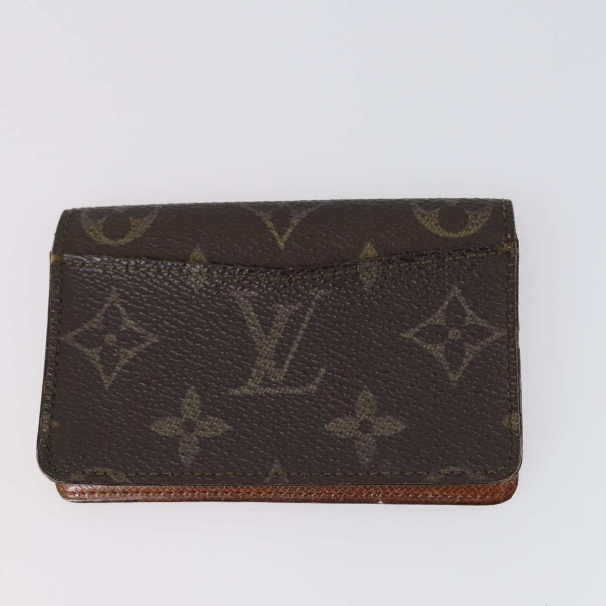 LOUIS VUITTON Monogram Taiga Card Case 5 Set Epicea LV Auth bs30198