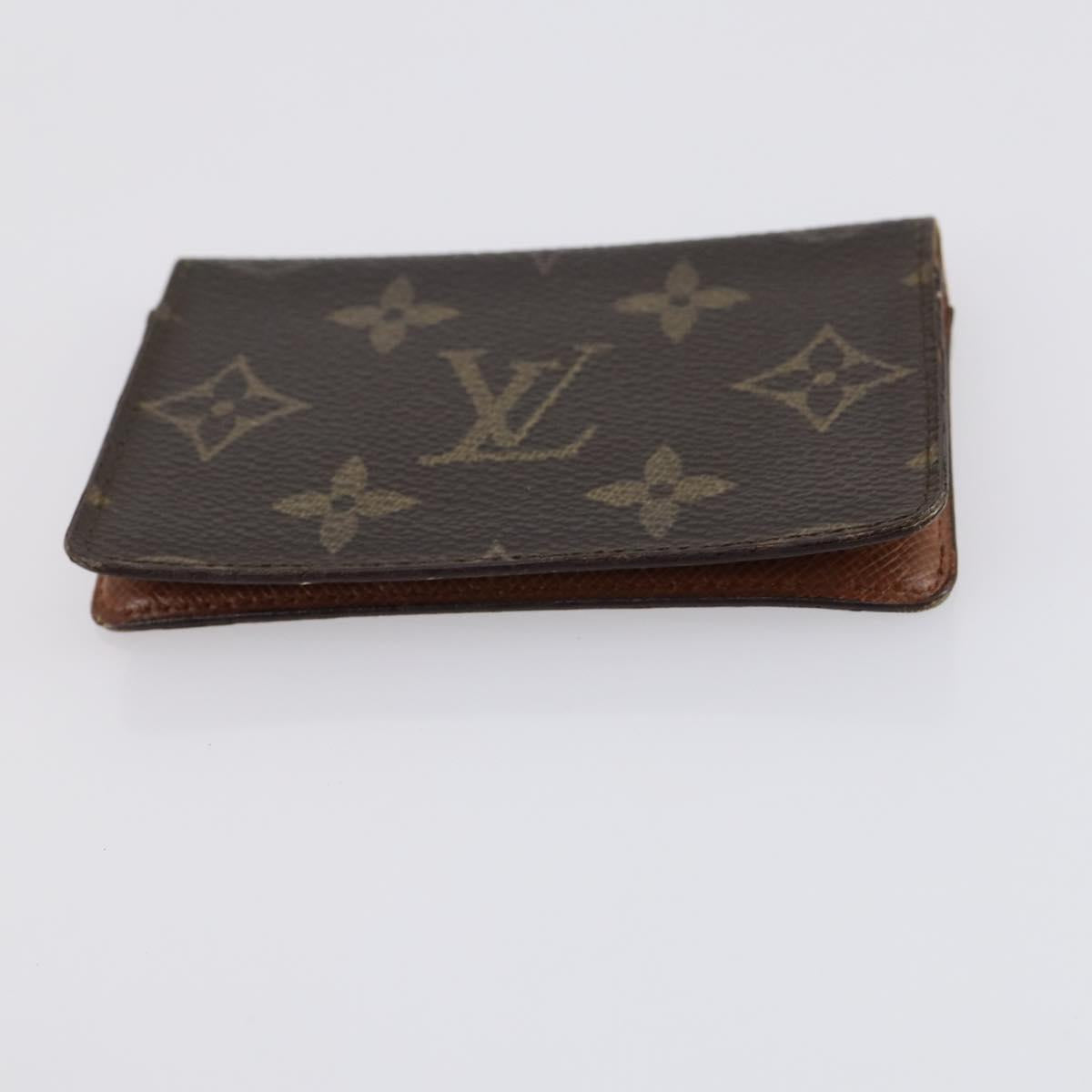 LOUIS VUITTON Monogram Taiga Card Case 5 Set Epicea LV Auth bs30198