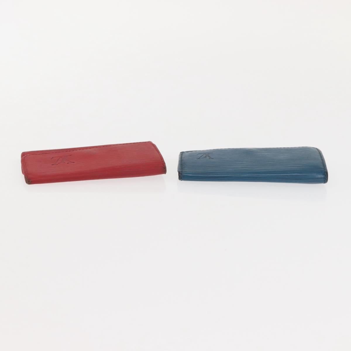 LOUIS VUITTON Monogram Epi Vernis Damier Coin Purse Key Case 12Set Auth bs30199