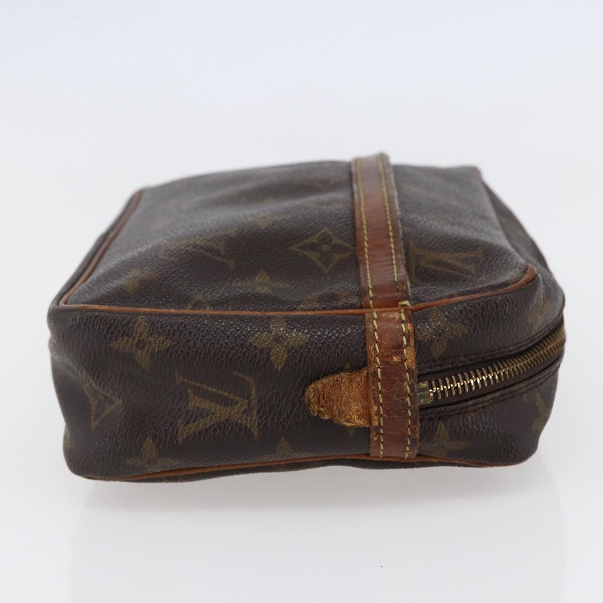 LOUIS VUITTON Monogram Compiegne 23 Clutch Bag M51847 LV Auth bs30217