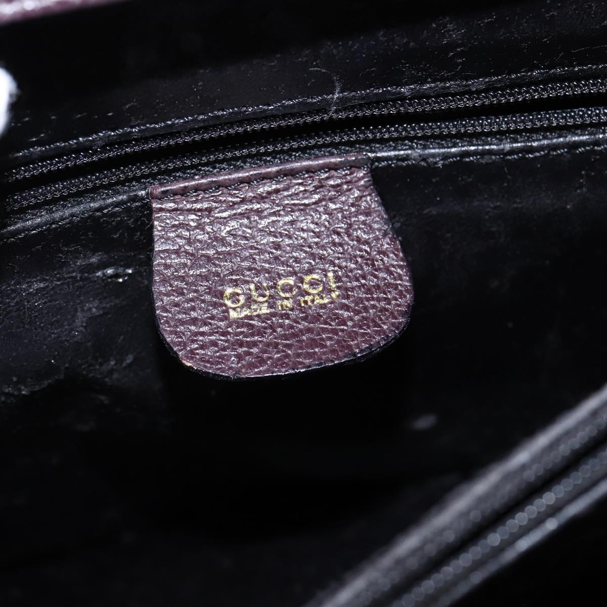 GUCCI Diana Bamboo Hand Bag Leather Suede Brown Gold 002 1095 0260 Auth bs30218