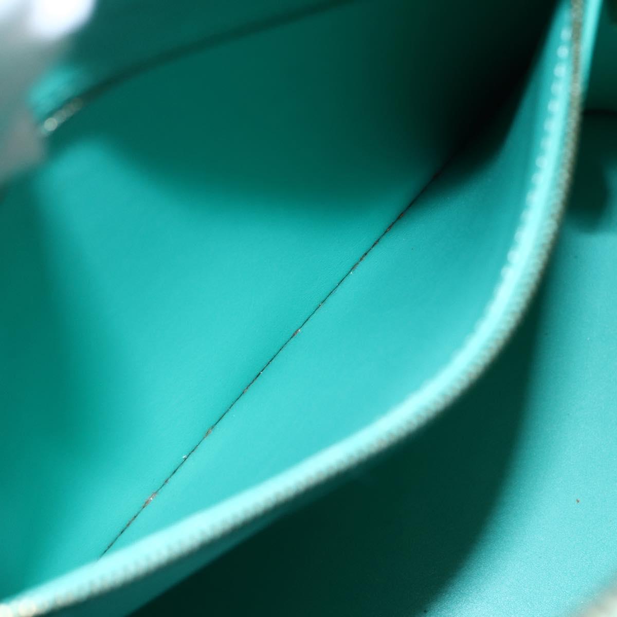 LOUIS VUITTON Monogram Vernis Houston Hand Bag Peppermint M91303 LV Auth bs30229