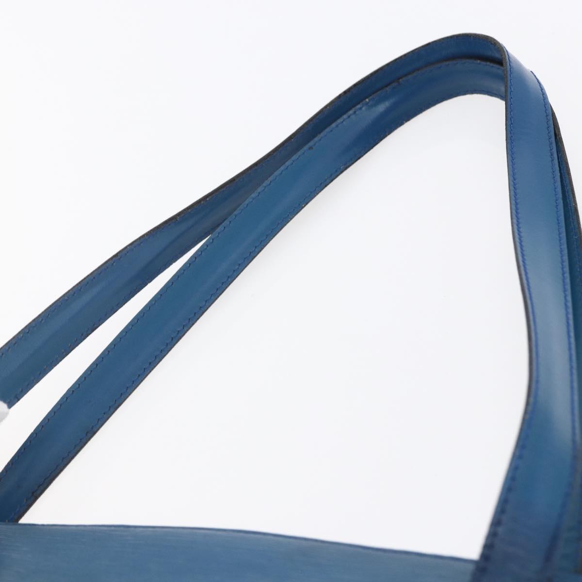 LOUIS VUITTON Epi Saint Jacques Shopping Shoulder Bag Blue M52275 Auth bs30232