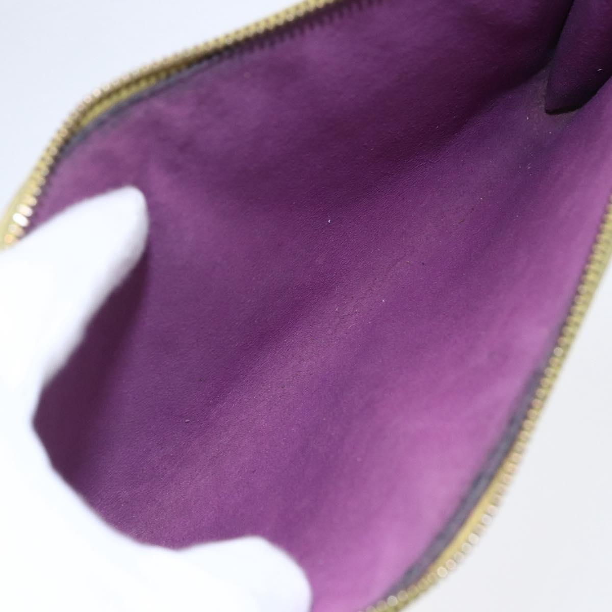 LOUIS VUITTON Epi Pochette Accessoires Pouch Yellow M52989 LV Auth bs30233