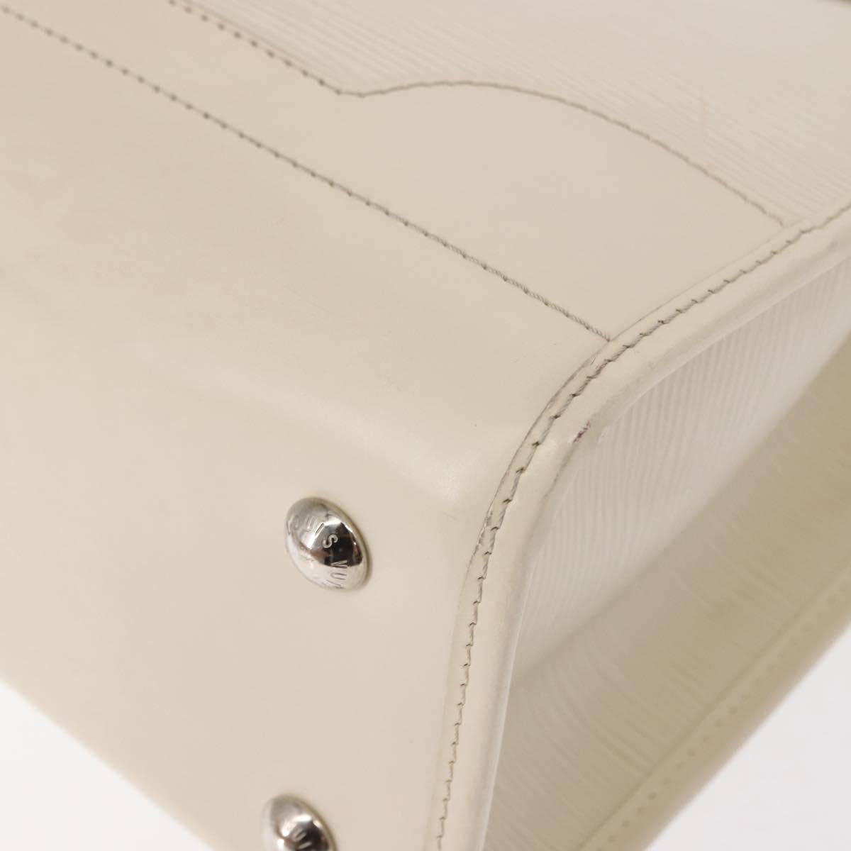 LOUIS VUITTON Epi Madeleine GM Hand Bag White M5934J LV Auth bs30249