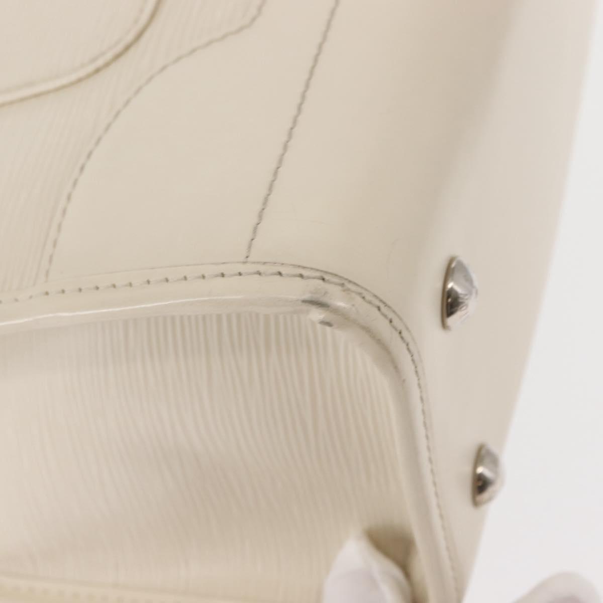 LOUIS VUITTON Epi Madeleine GM Hand Bag White M5934J LV Auth bs30249
