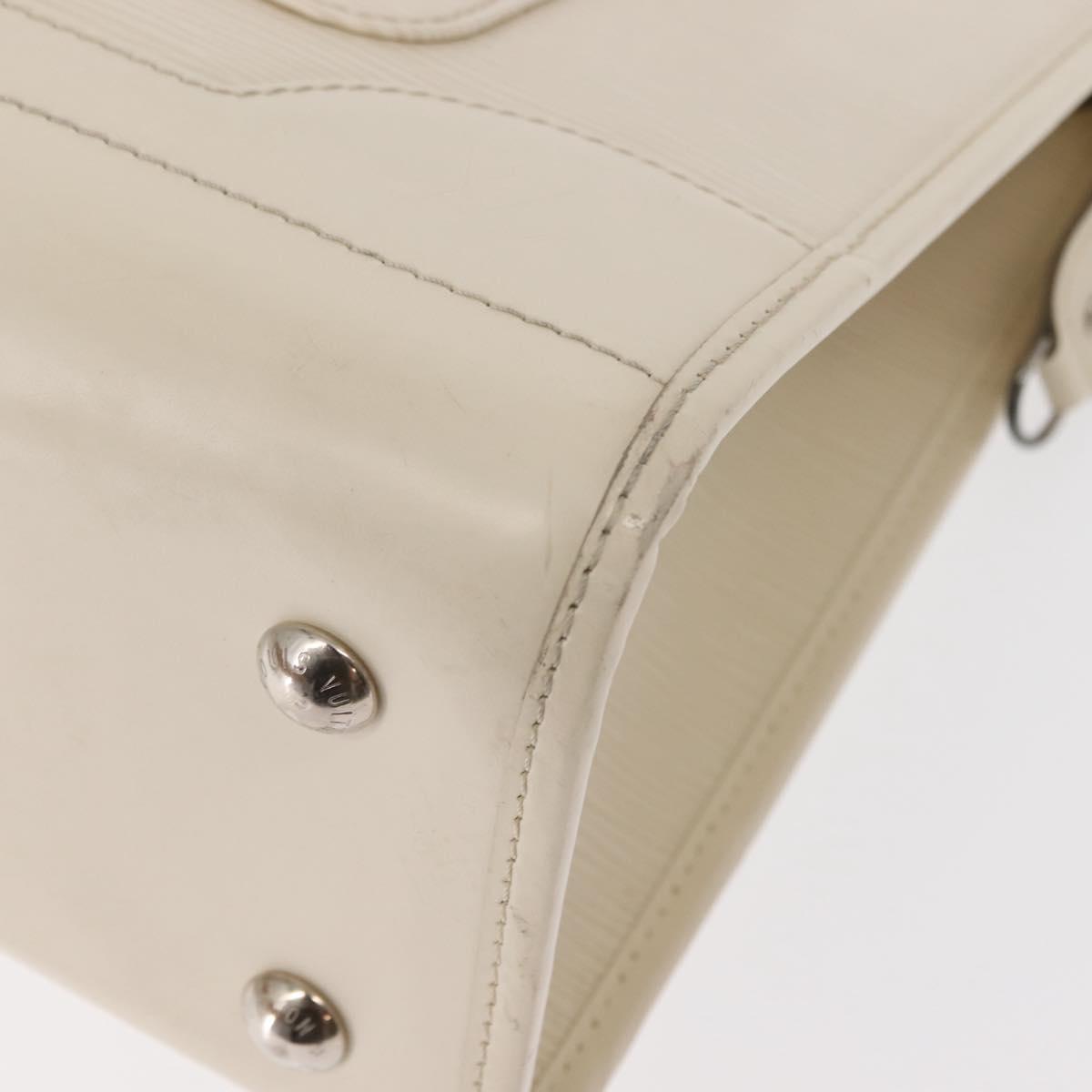 LOUIS VUITTON Epi Madeleine GM Hand Bag White M5934J LV Auth bs30249