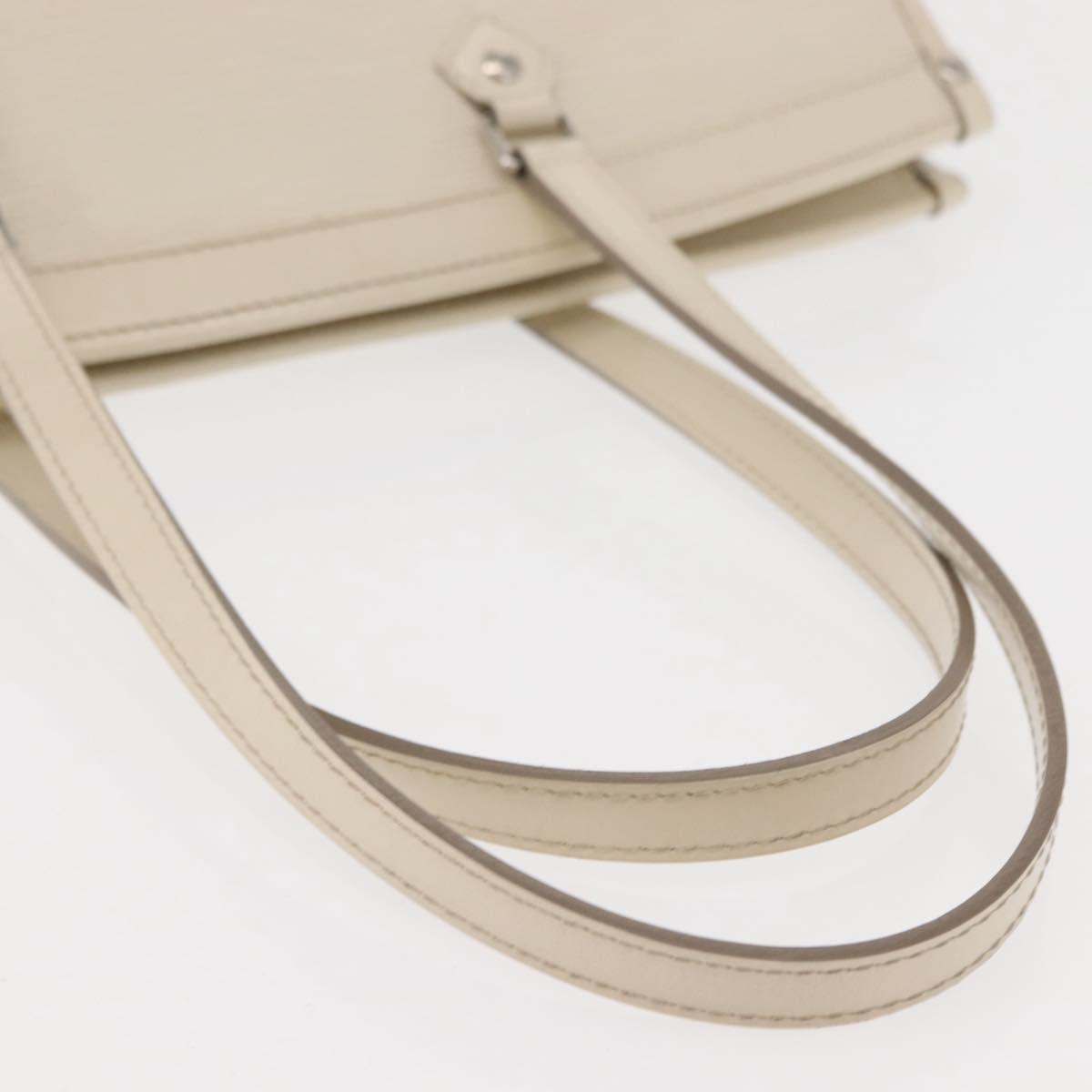 LOUIS VUITTON Epi Madeleine GM Hand Bag White M5934J LV Auth bs30249