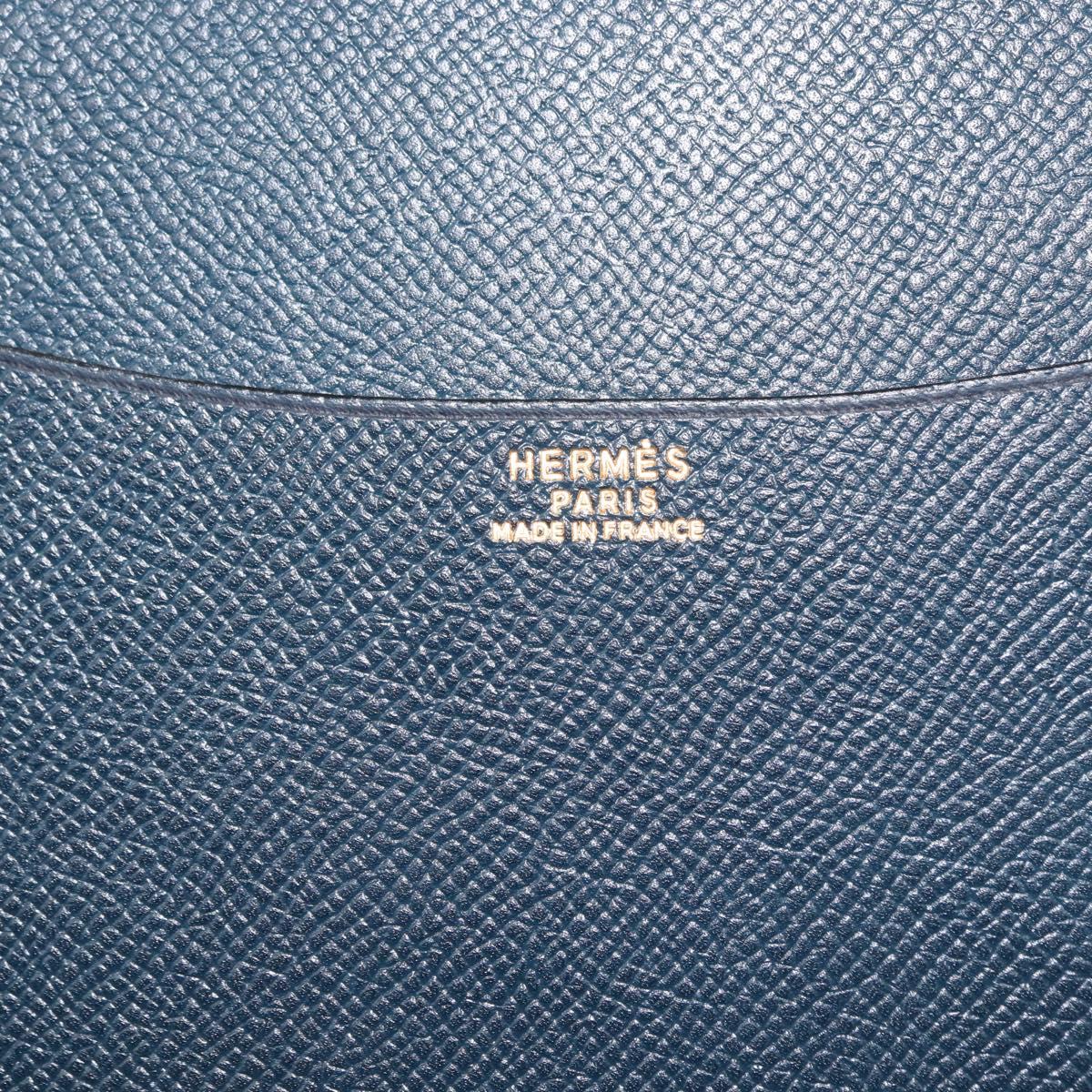 HERMES Note Planner Leather Green Auth bs30254