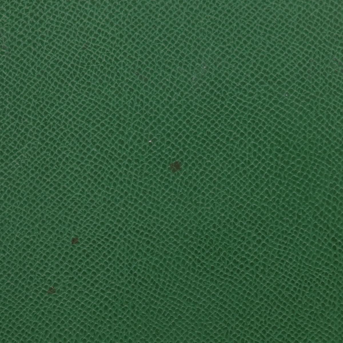 HERMES Note Planner Leather Green Auth bs30254