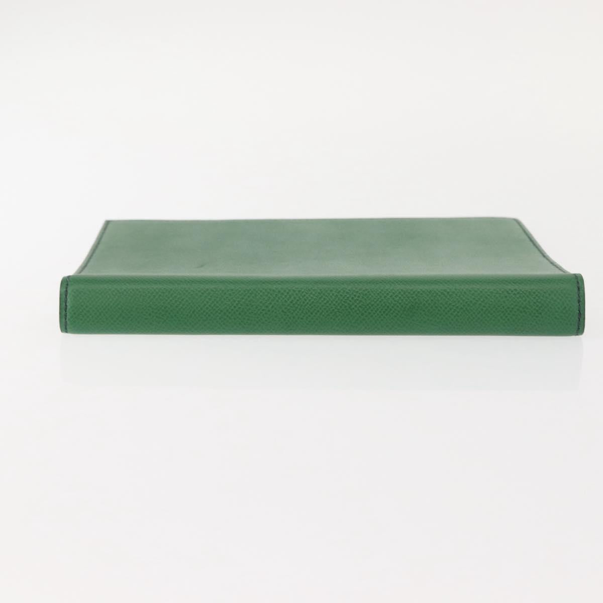 HERMES Note Planner Leather Green Auth bs30254