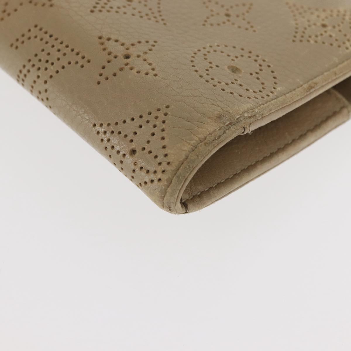 LOUIS VUITTON Mahina Portefeuille Amelia Long Wallet Lilac M58132 Auth bs30256