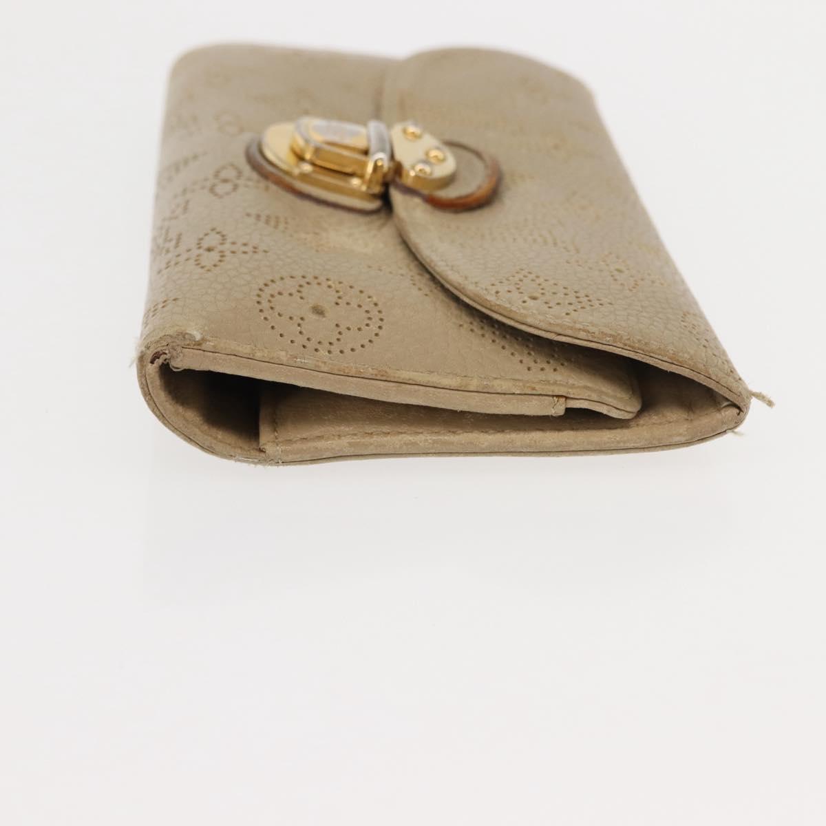 LOUIS VUITTON Mahina Portefeuille Amelia Long Wallet Lilac M58132 Auth bs30256