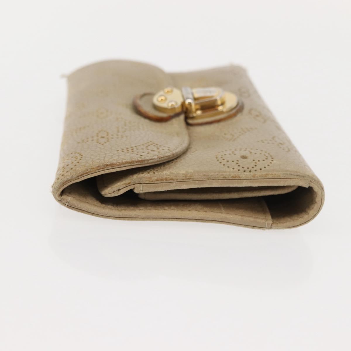 LOUIS VUITTON Mahina Portefeuille Amelia Long Wallet Lilac M58132 Auth bs30256