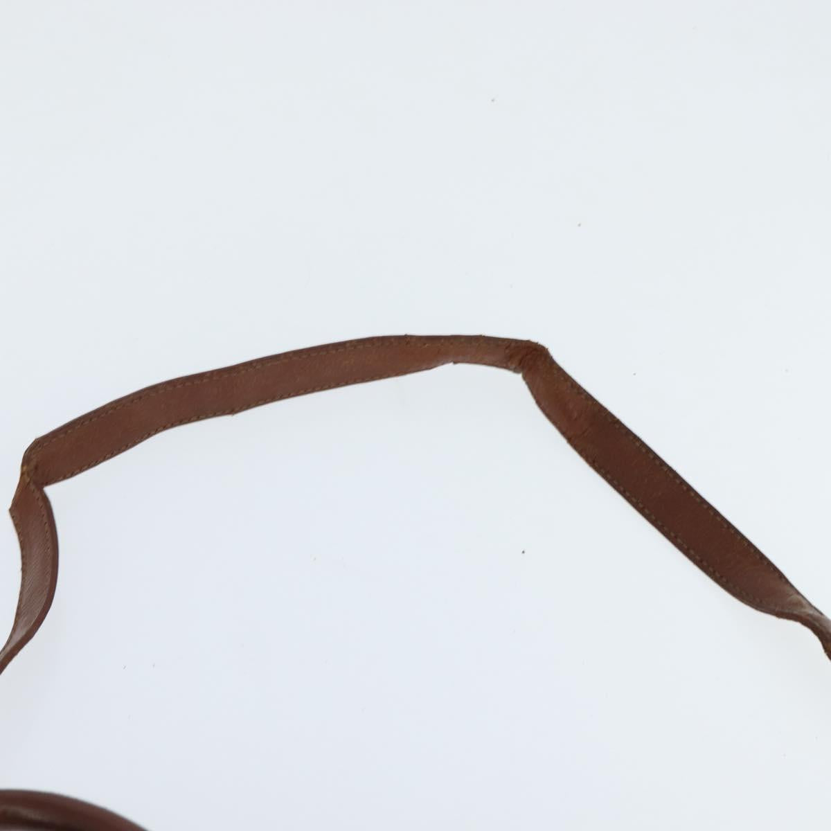 Burberrys Nova Check Hand Bag PVC 2way Beige Gold Auth bs30261