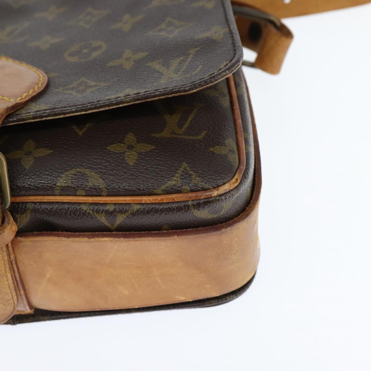 LOUIS VUITTON Monogram Cartouchiere MM Shoulder Bag M51253 LV Auth bs30263