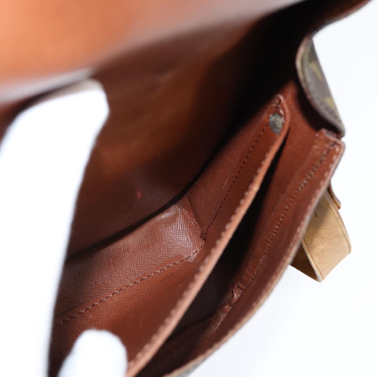 LOUIS VUITTON Monogram Cartouchiere MM Shoulder Bag M51253 LV Auth bs30263