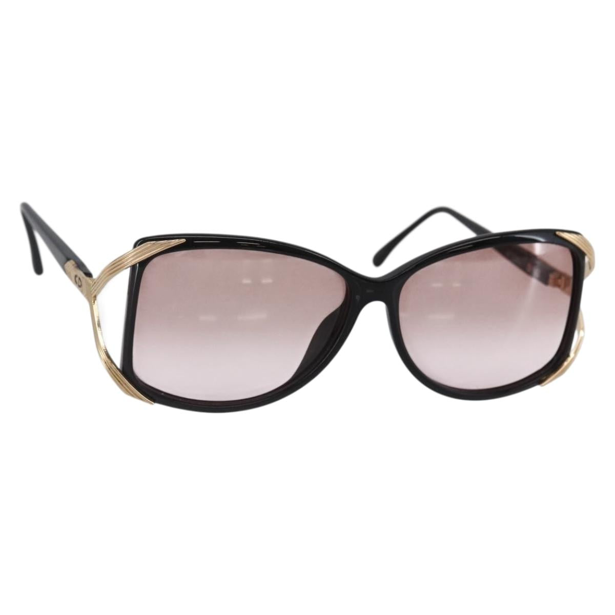 Christian Dior Sunglasses Plastic Black Auth bs30271