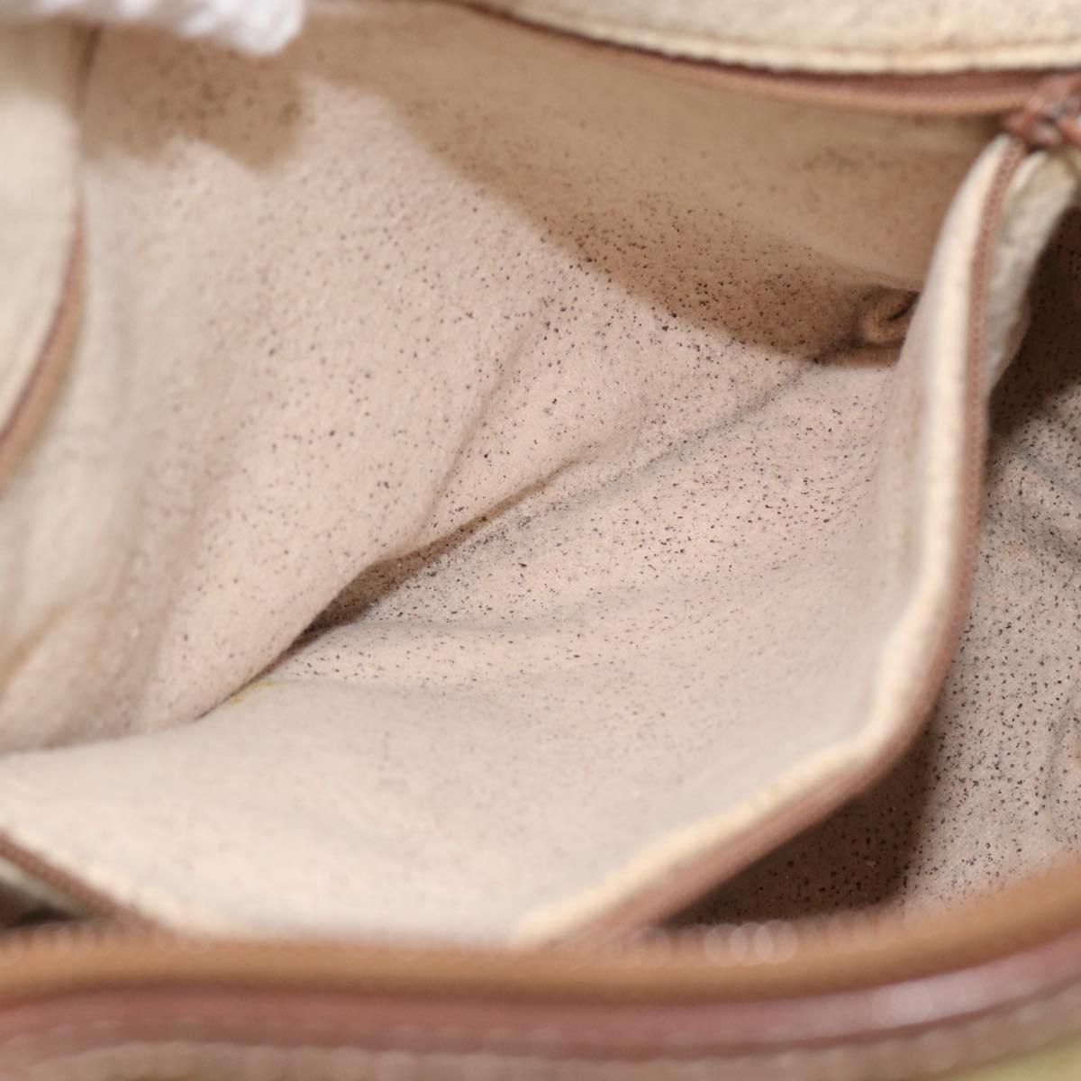 Burberrys Nova Check Mini Boston Bag PVC Beige Gold Auth bs30275