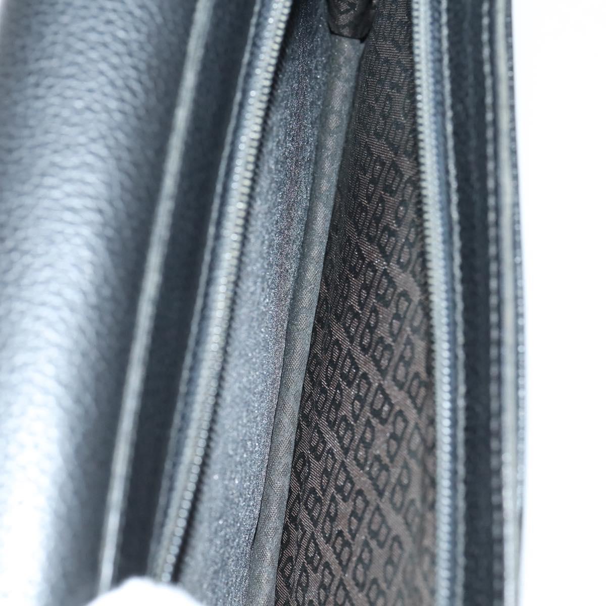 BALLY Shoulder Bag Leather Nylon PVC 4Set Black Brown Auth bs30281