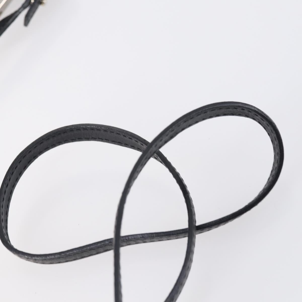 BALLY Shoulder Bag Leather Nylon PVC 4Set Black Brown Auth bs30281