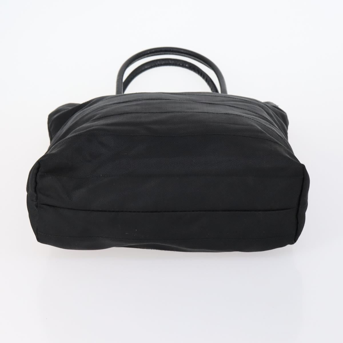 GUCCI Tote Bag Suede Canvas Nylon 4Set Black Ivory Auth bs30282