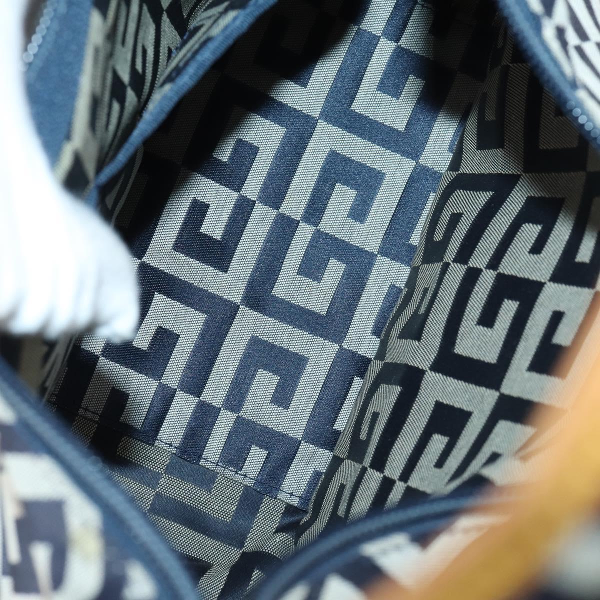 GIVENCHY Shoulder Bag Nylon 4Set Black Navy beige Auth bs30283