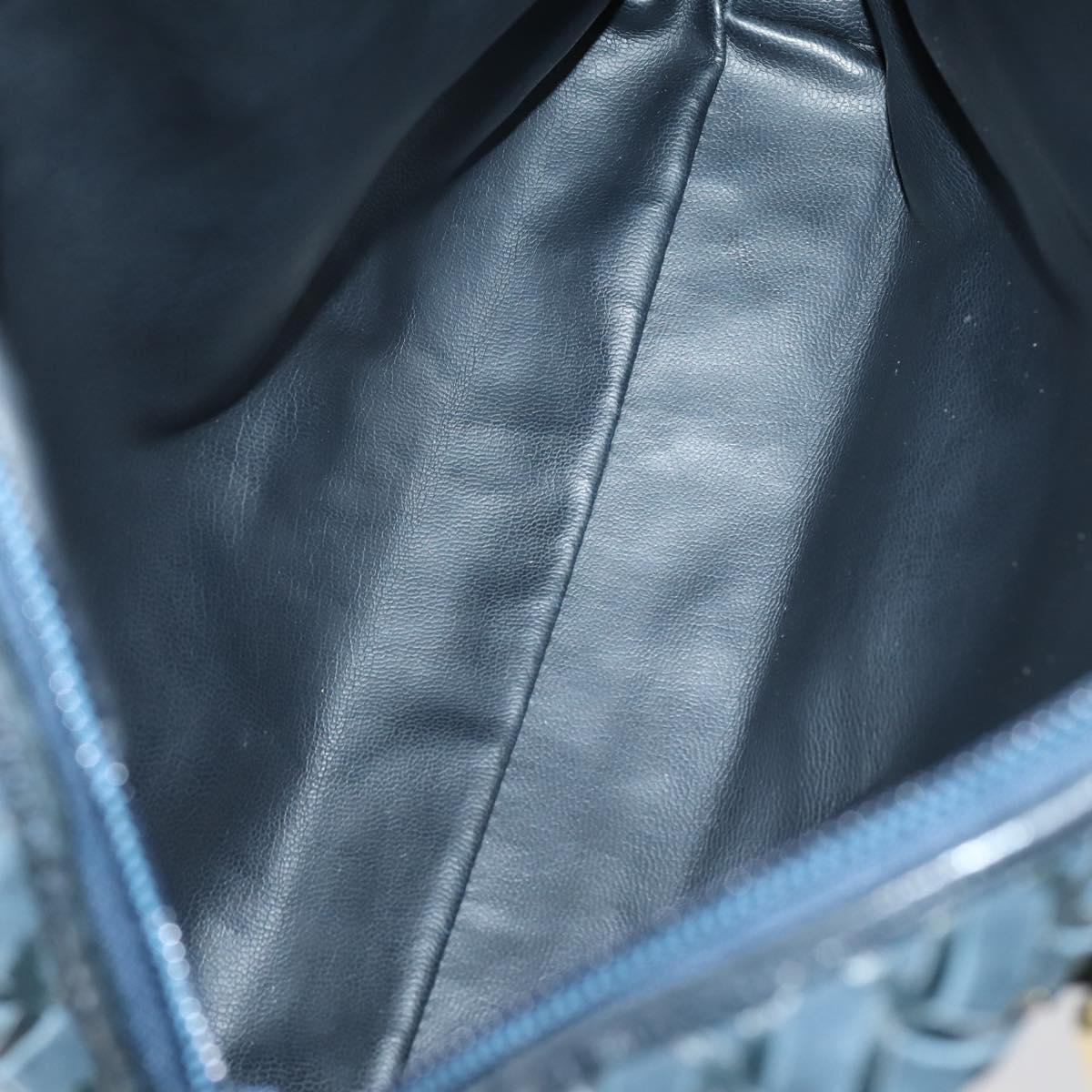 BALLY Tote Bag Leather Canvas Nylon 4Set Black Ivory Navy Auth bs30284