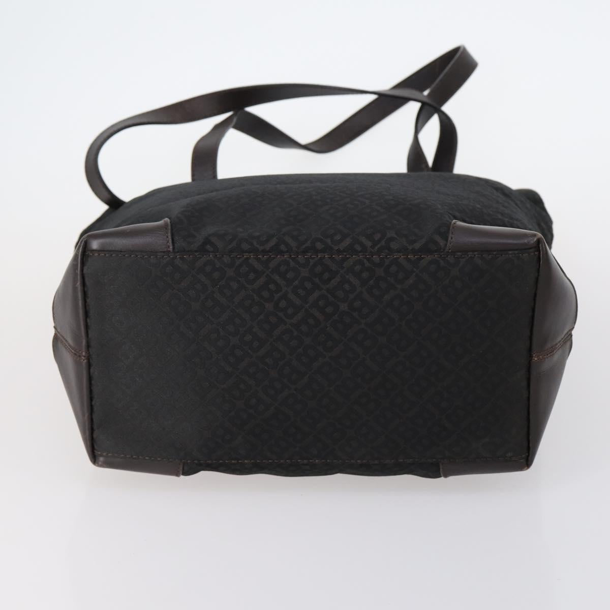 BALLY Tote Bag Leather Canvas Nylon 4Set Black Ivory Navy Auth bs30284