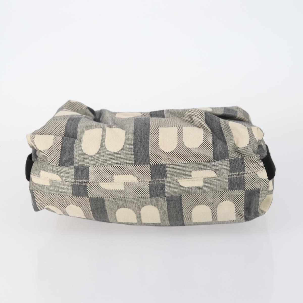 BURBERRY Nova Check Tote Bag PVC Nylon Canvas 5Set Beige Navy Auth bs30285