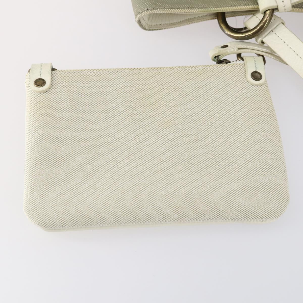 BURBERRY Nova Check Tote Bag PVC Nylon Canvas 5Set Beige Navy Auth bs30285