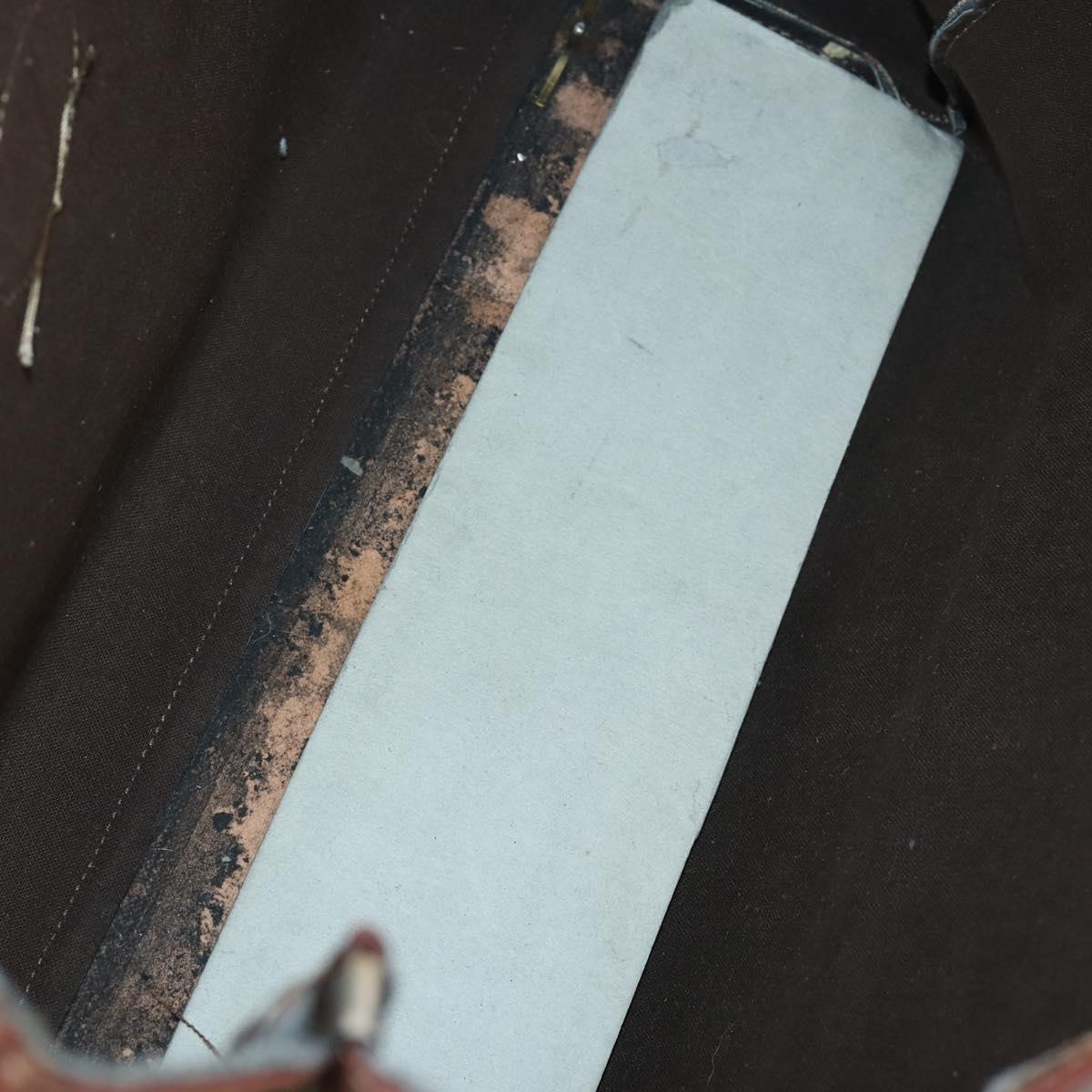 BURBERRY Nova Check Tote Bag PVC Nylon Canvas 5Set Beige Navy Auth bs30285