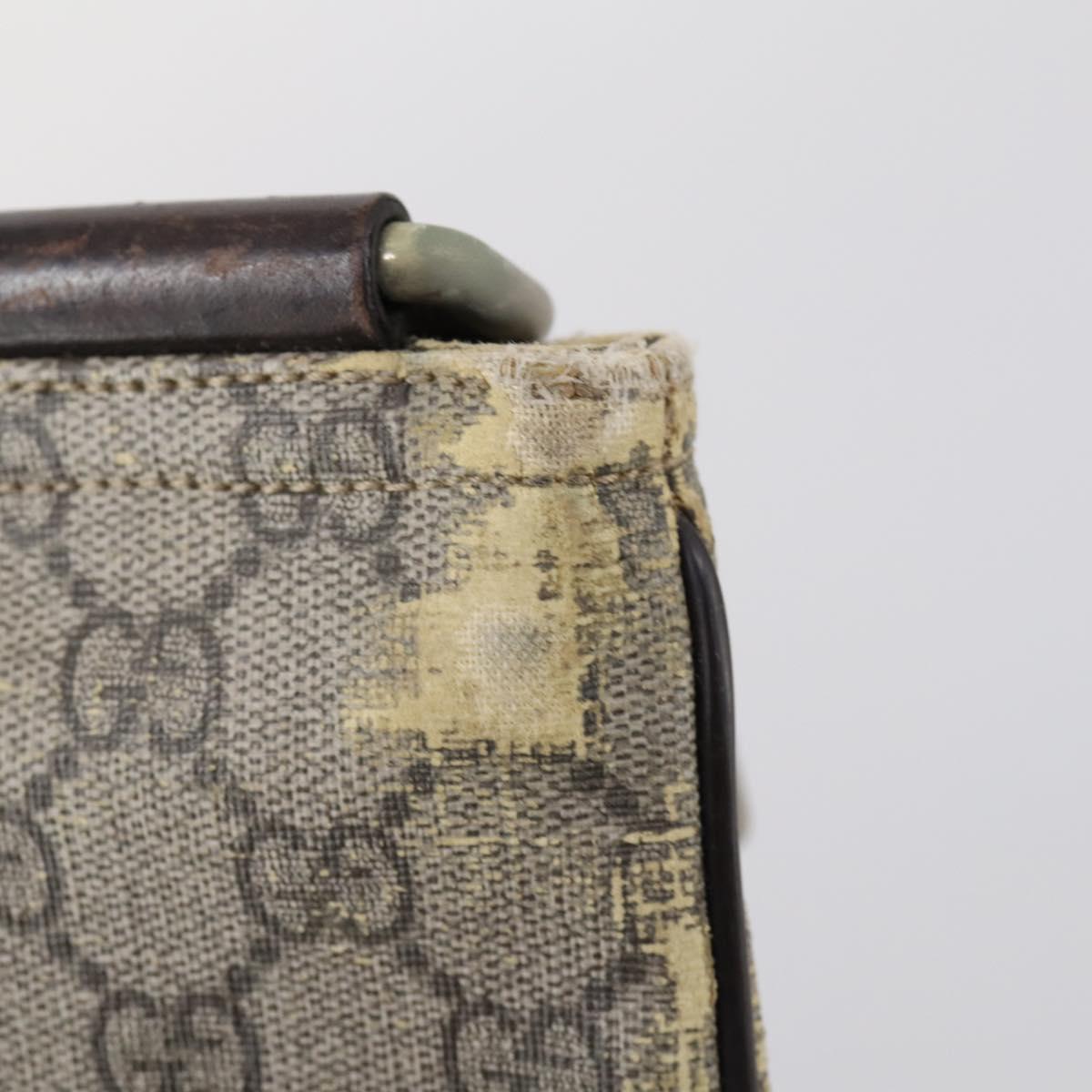 GUCCI GG Canvas Web Sherry Line Bag PVC Nylon 5 Set Red Beige Auth bs30286