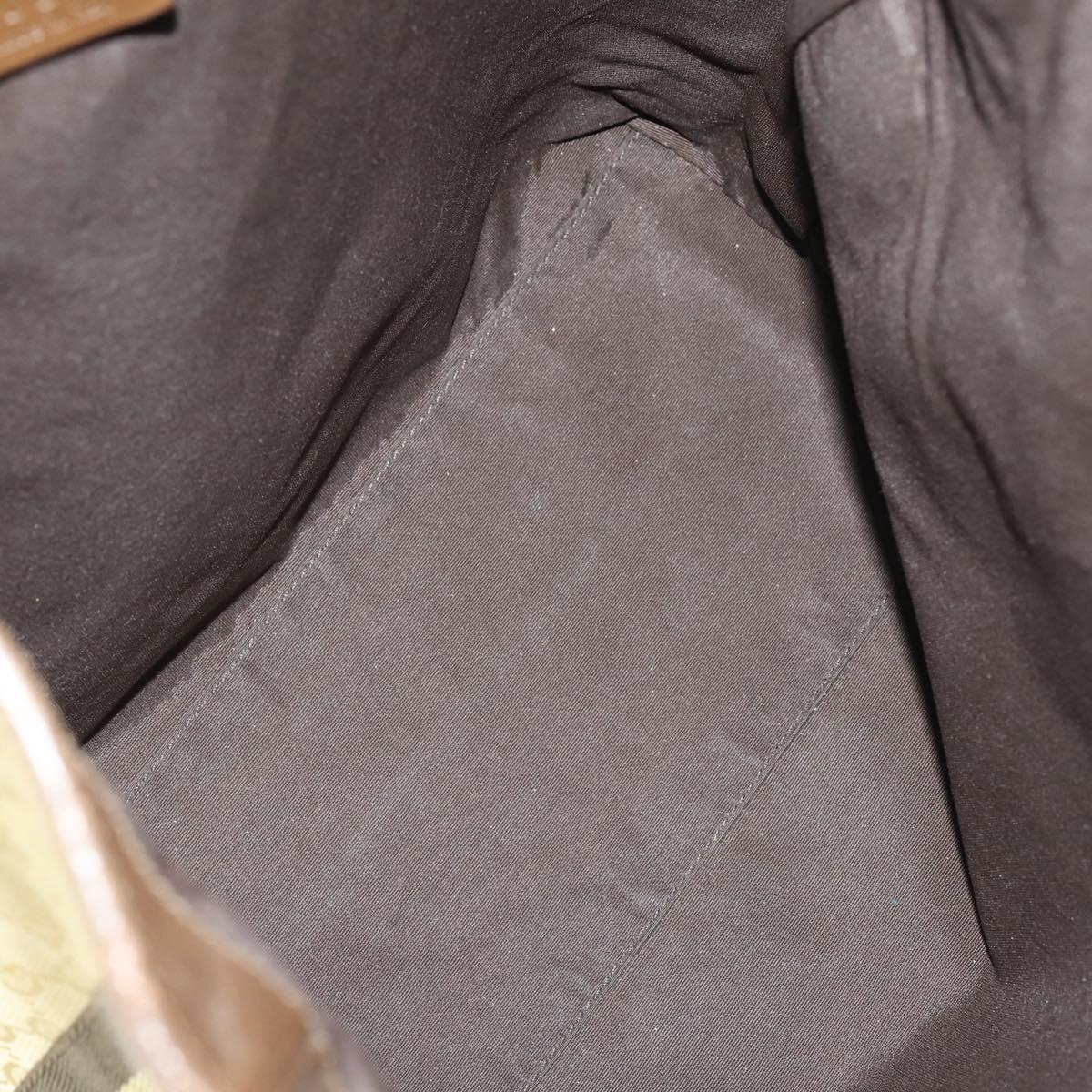 GUCCI GG Canvas Web Sherry Line Bag PVC Nylon 5 Set Red Beige Auth bs30286