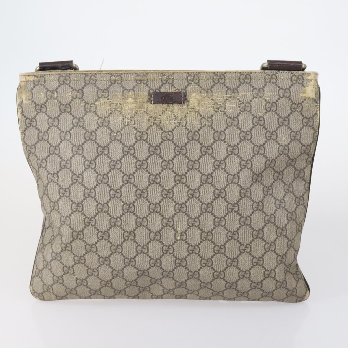 GUCCI GG Canvas Web Sherry Line Bag PVC Nylon 5 Set Red Beige Auth bs30286