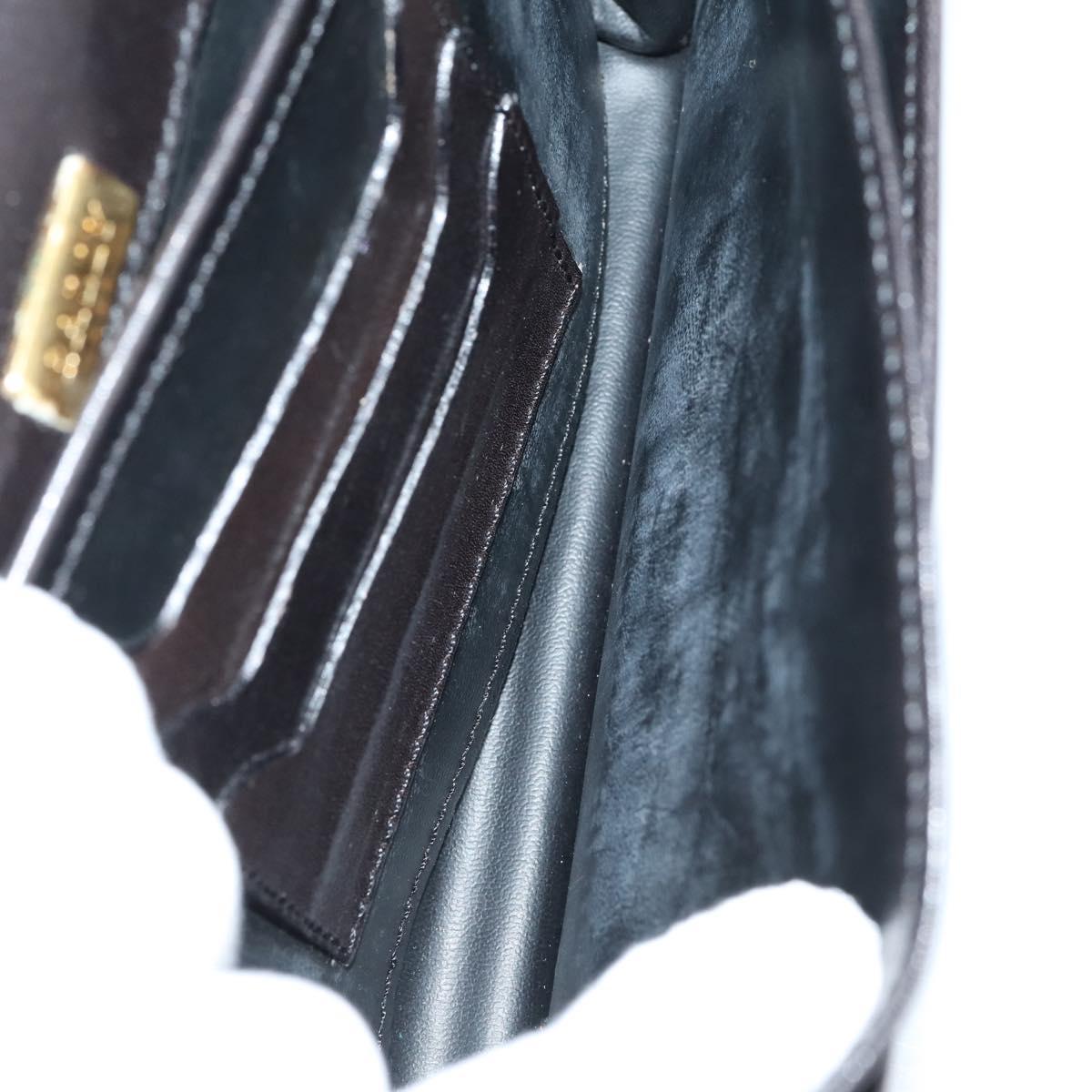 BALLY Tote Bag Leather Nylon PVC 5Set Black Beige Auth bs30296