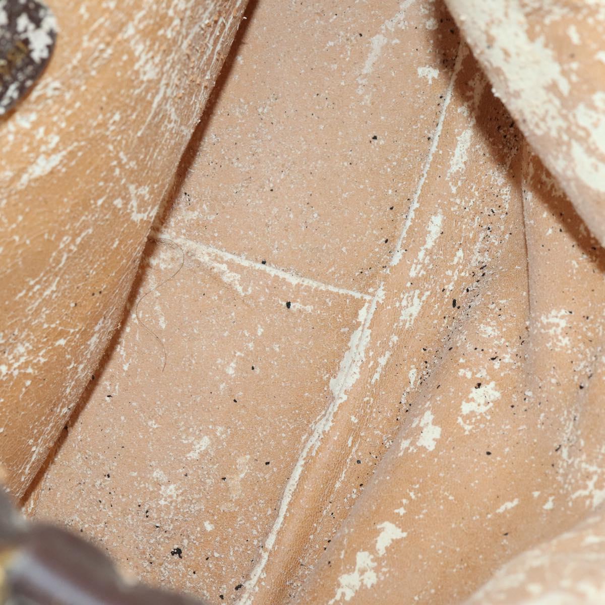 GUCCI Shoulder Bag PVC Suede Leather 5Set Black White Brown Auth bs30297