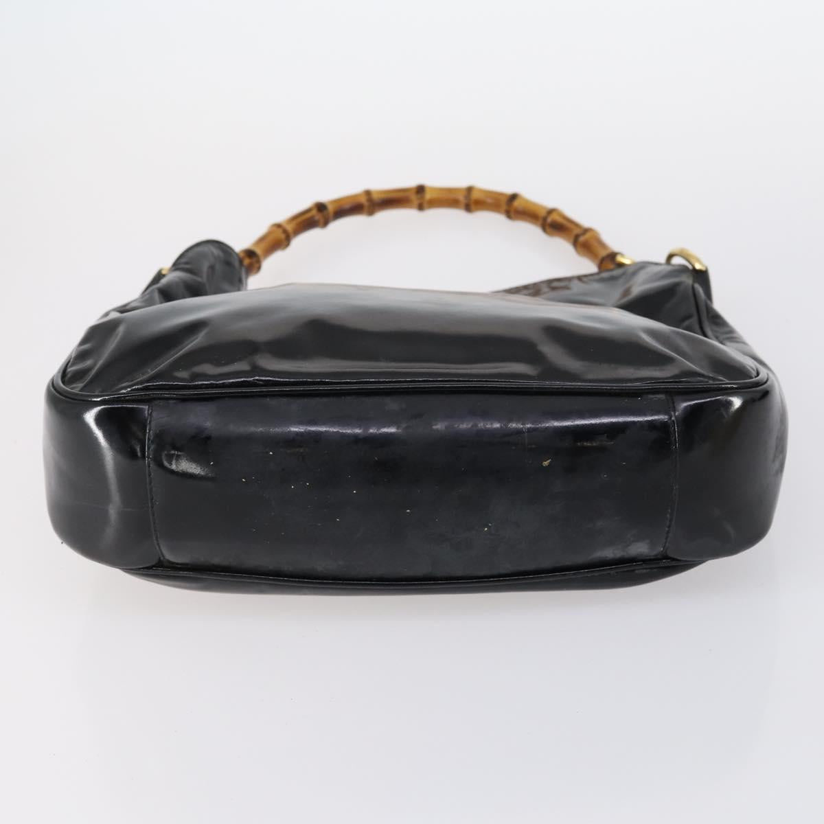 GUCCI Shoulder Bag PVC Suede Leather 5Set Black White Brown Auth bs30297