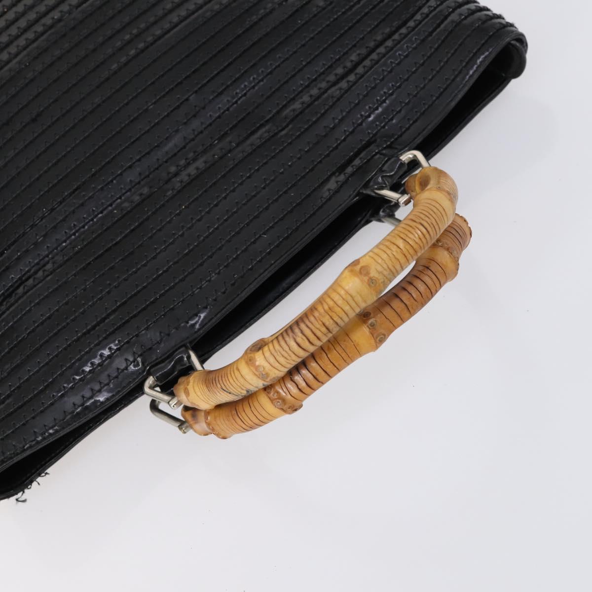 GUCCI Shoulder Bag PVC Suede Leather 5Set Black White Brown Auth bs30297