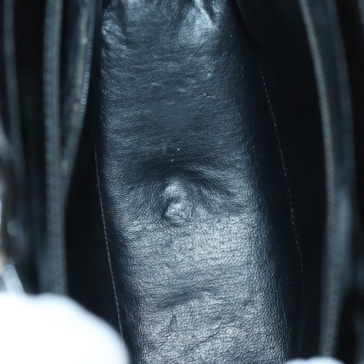 GUCCI Shoulder Bag PVC Suede Leather 5Set Black White Brown Auth bs30297