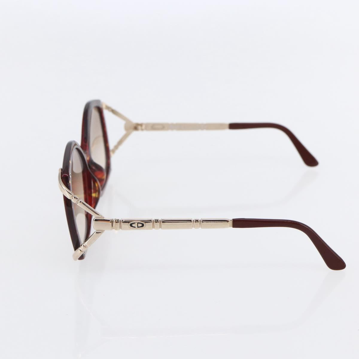 Christian Dior Sunglasses Plastic Brown Auth bs30299