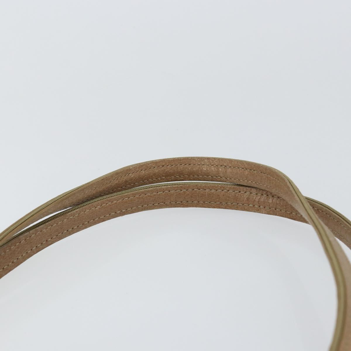 GUCCI Tote Bag Leather Beige 002 1047 Auth bs30322