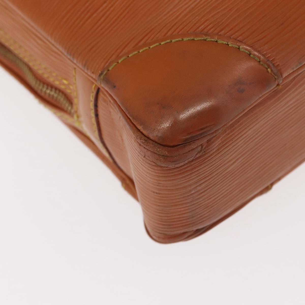 LOUIS VUITTON Epi Porte Documents Voyage Business Bag Brown M54478 Auth bs30327