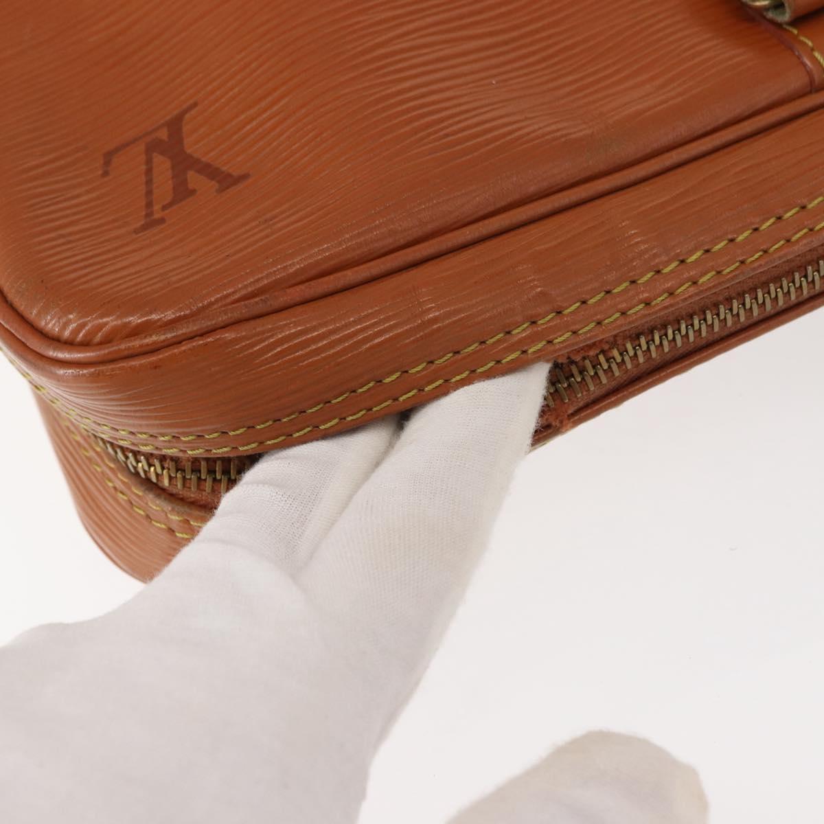 LOUIS VUITTON Epi Porte Documents Voyage Business Bag Brown M54478 Auth bs30327