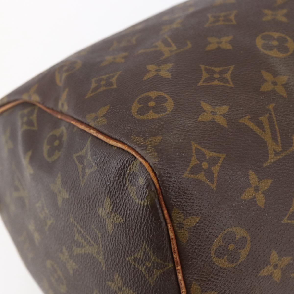 LOUIS VUITTON Monogram Speedy 35 Hand Bag M41524 LV Auth bs30349