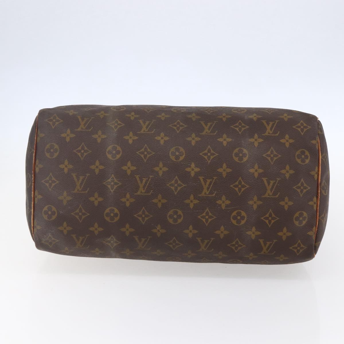 LOUIS VUITTON Monogram Speedy 35 Hand Bag M41524 LV Auth bs30349