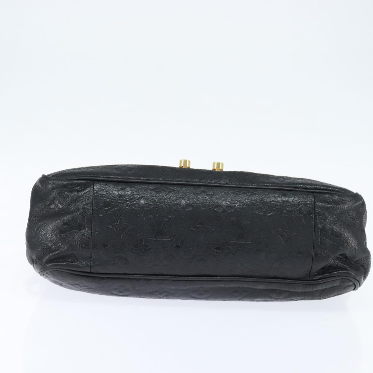 LOUIS VUITTON Monogram Mydia Ruber Shoulder Bag Black M40282 LV Auth bs30352