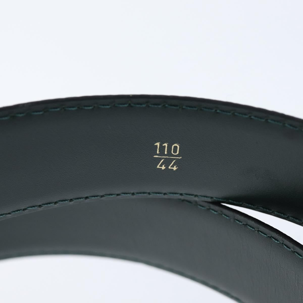 LOUIS VUITTON Taiga Leather Ceinture Classic Belt 41.7"" Epicea LV Auth bs30354