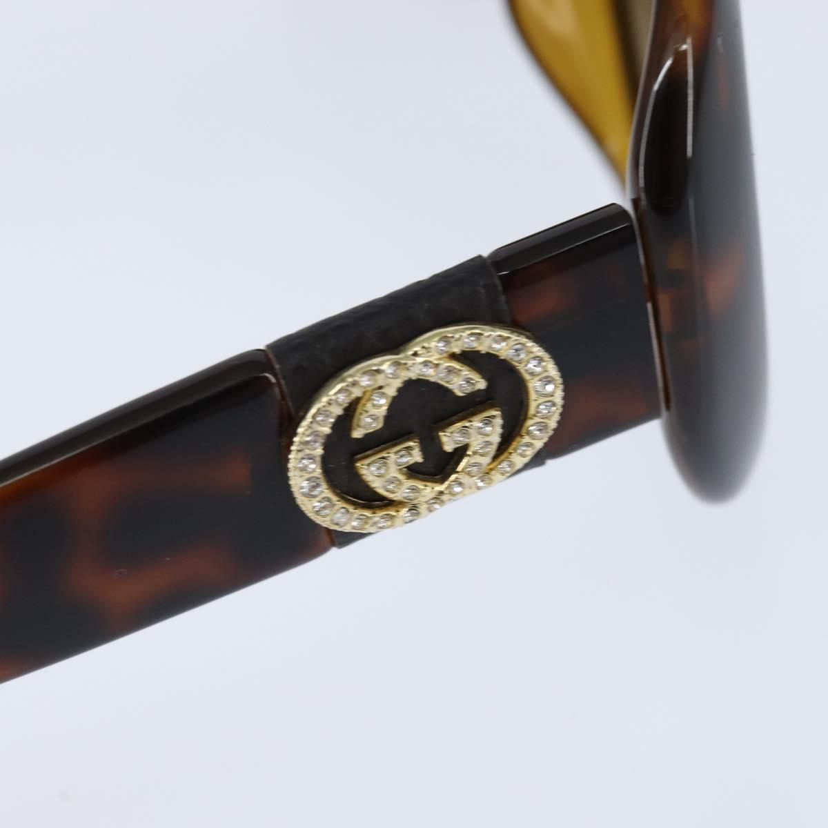 GUCCI Interlocking Sunglasses Brown Auth bs30355